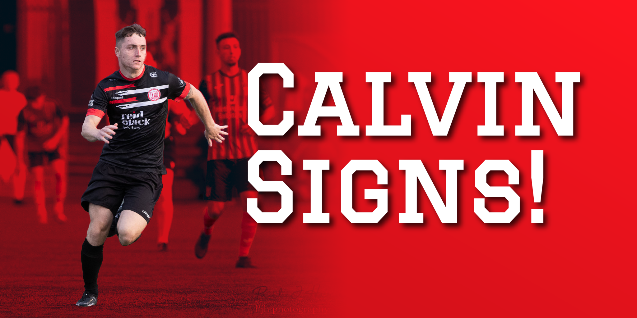 Calvin Signs! – Ballyclare Comrades FC Official Website